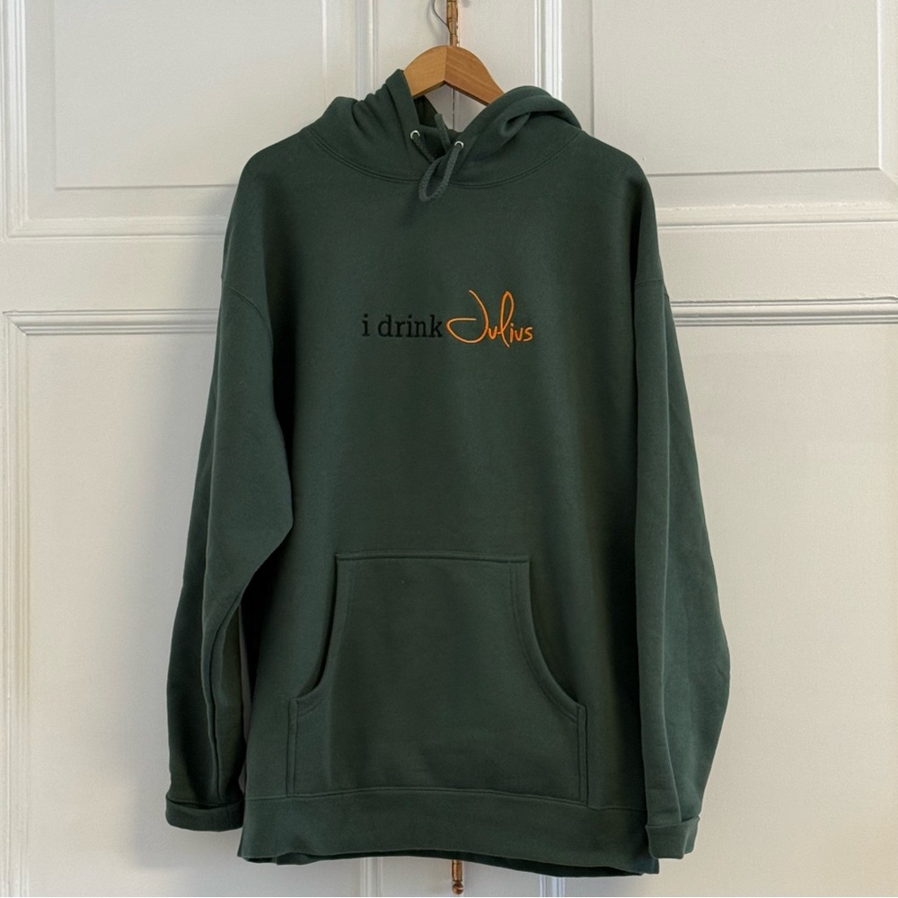 Tree House Brewing Co Hoodie XL Green i Drink Julius Craft Beer Pullover Fleece